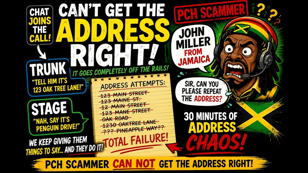 He Tried To Scam Us But Could Not Write Down The Address