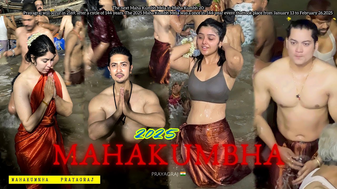 पुजाले रातको १२ बजे यसरी गरीन Mahakumbha2025 पुजा  prayagraj ॥ Puja॥ yuddha ॥ Rajiv ॥ Nancy