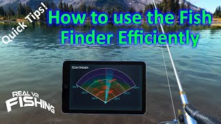 How to use the Fish Finder Efficiently in Real VR Fishing.