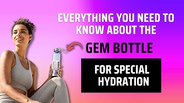 GEM BOTTLE for Special Hydration | Crystal Elixir | Crystal Water Bottle Review