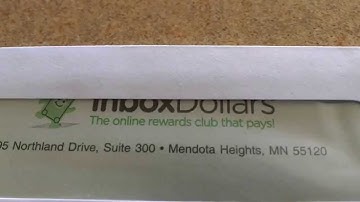 Inbox Dollars check has arrived!