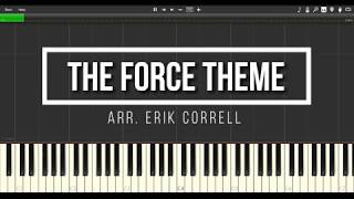 Star Wars Episode 8: The Force Theme (Piano Tutorial w/Sheets)