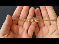 Boncuktan Kolay Bileklik Yapımı | Easy &amp; Fast Beaded Bracelet Making with Pearl.