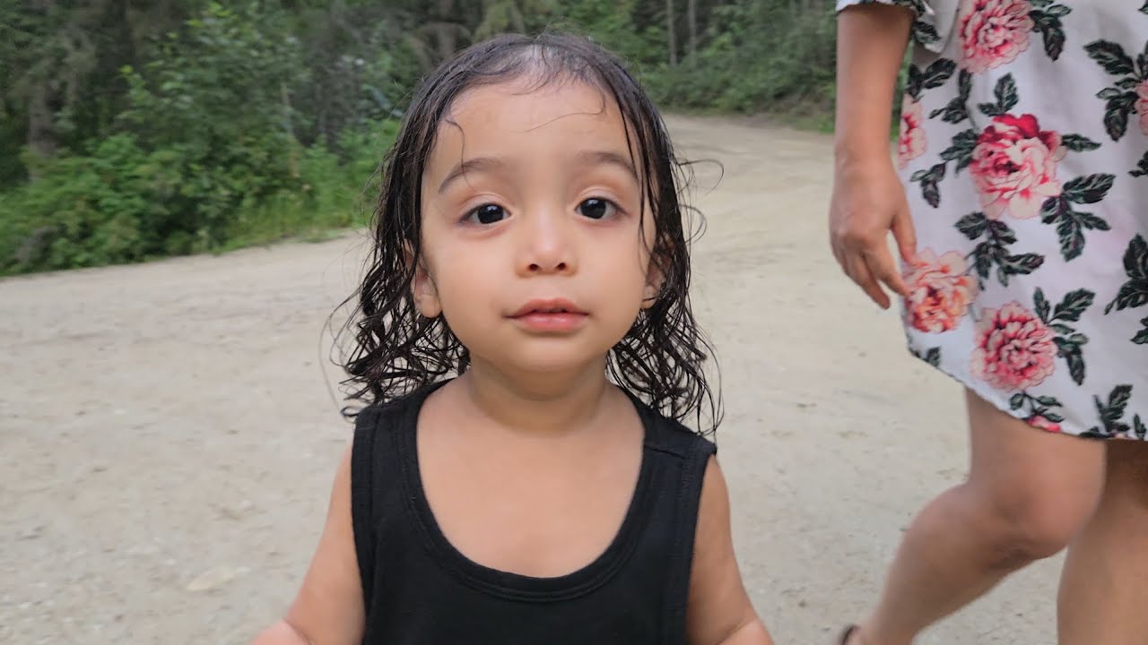 Baby went on River Walk 🏞 (happy adventure baby boy)