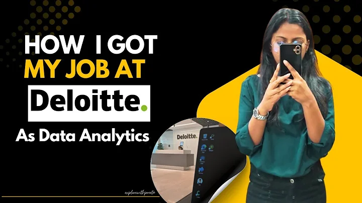 How I got Job at Deloitte as Data Analytics Consultantant | How I got Job In Big 4 #deloitte #big4