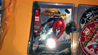 Spider-Man Homecoming Steelbook 3D - Unboxing