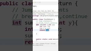 The return type of the method and type of data returned should match Net Worth