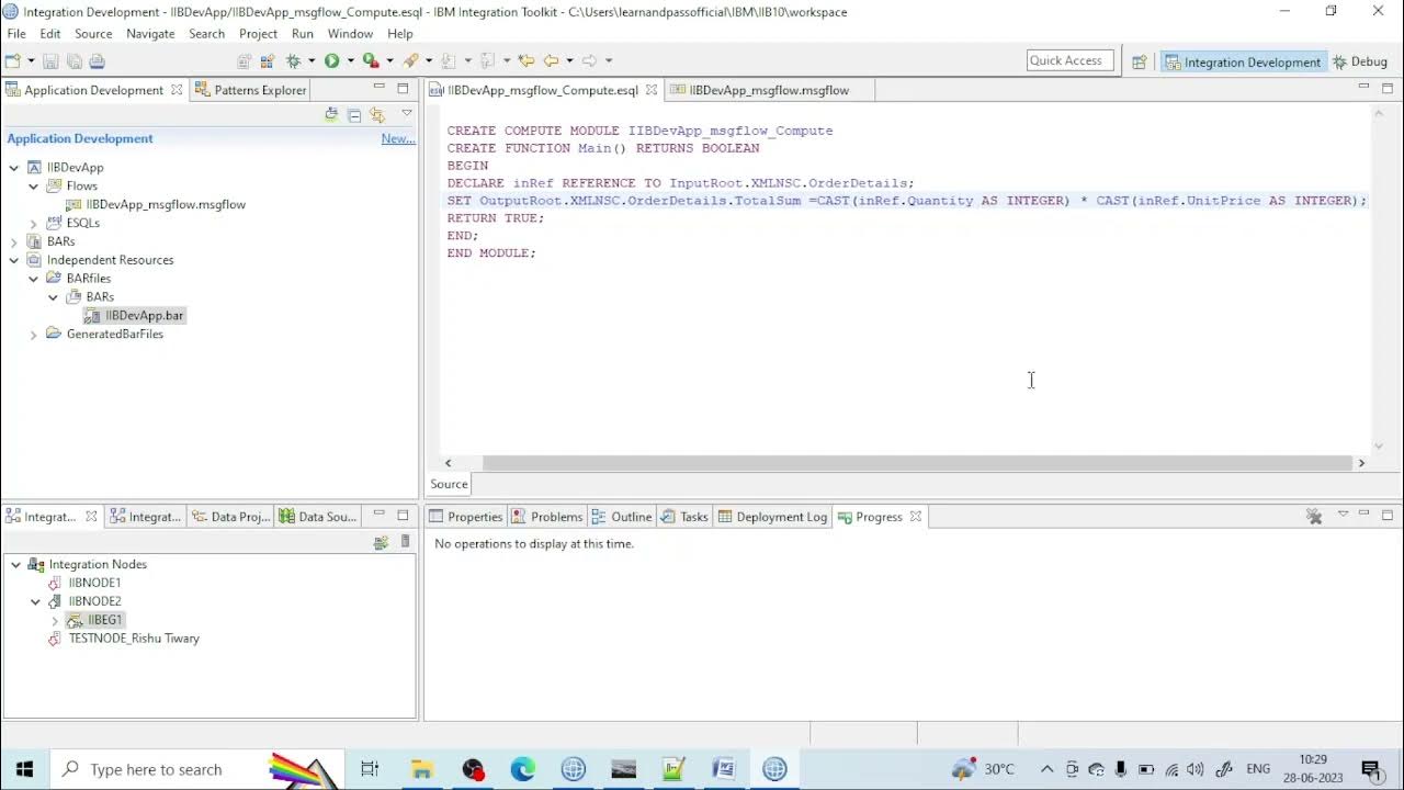Casting in esql ibm integration bus iib ibm middleware acev12 