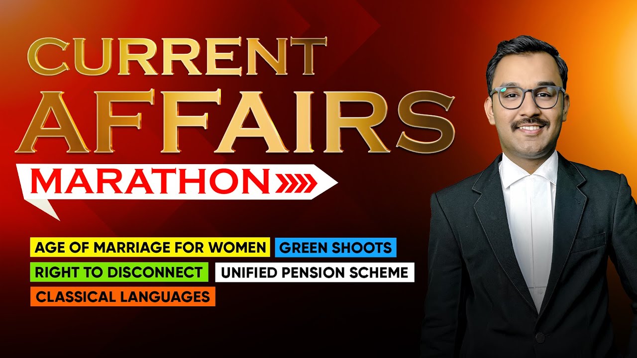 Current Affairs For UPSC & State PSCs | 28th -30th August 2024 - YouTube