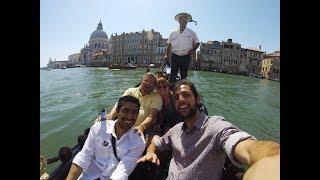Singing In The Gôndola O Sole Mio - Venice Italy