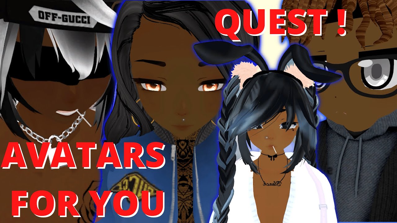 BROWN AND BLACK AVATARS FOR VRCHAT - QUEST COMPATIABLE - YouTube