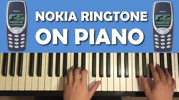 NOKIA TUNE ON PIANO