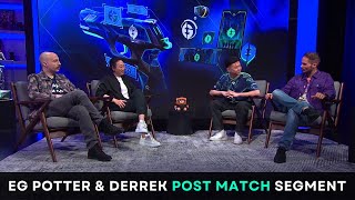 EG Potter & Derrek Funny POST MATCH Segment After WINNING Against G2