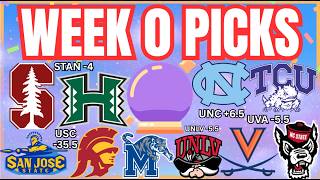 College Football *Week 0* Early Picks & Predictions 2026