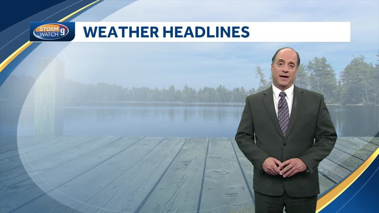 Video: Cooler air with scattered showers - YouTube
