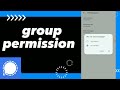 How To Fix Group Permission On Signal App