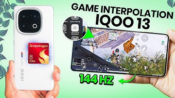 iQOO 13 - 144 FPS BGMI Test 🔥