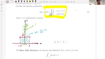 M308 Differential Equations, Section 6.5 (1/4) ImpulseFunctions