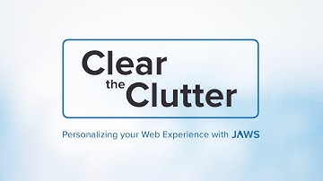 Clear the Clutter: Flexible Web