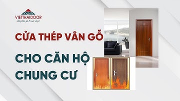 Có Nên Sử Dụng Cửa Thép Vân Gỗ Chống Cháy Cho Căn Hộ Chung Cư?| Cửa Thép Vân Gỗ Việt Thái