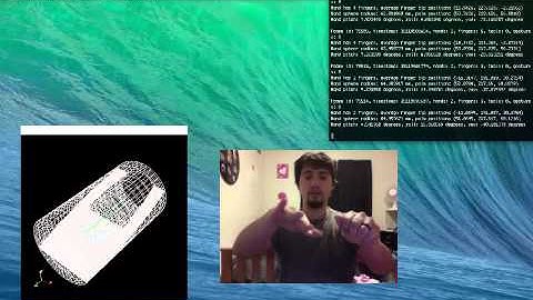 ParaView Data Controlled by Leap Motion Controller (Slicing, Zooming & Rotating)