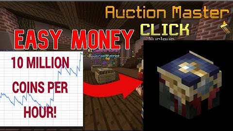 *New and Working* Money Making Method | 10m per hour!!! #Cashmoney #skyblock #hypixel #ezmoneymaking
