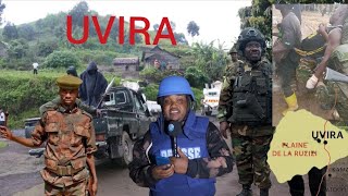AMAKURU YIHUSE MAA23 YAGEZE MURI  UVIRA GEN FIEKA JAMES ADUI YAKUBISWE NA FARDC RED TABARA BUJUMBULA