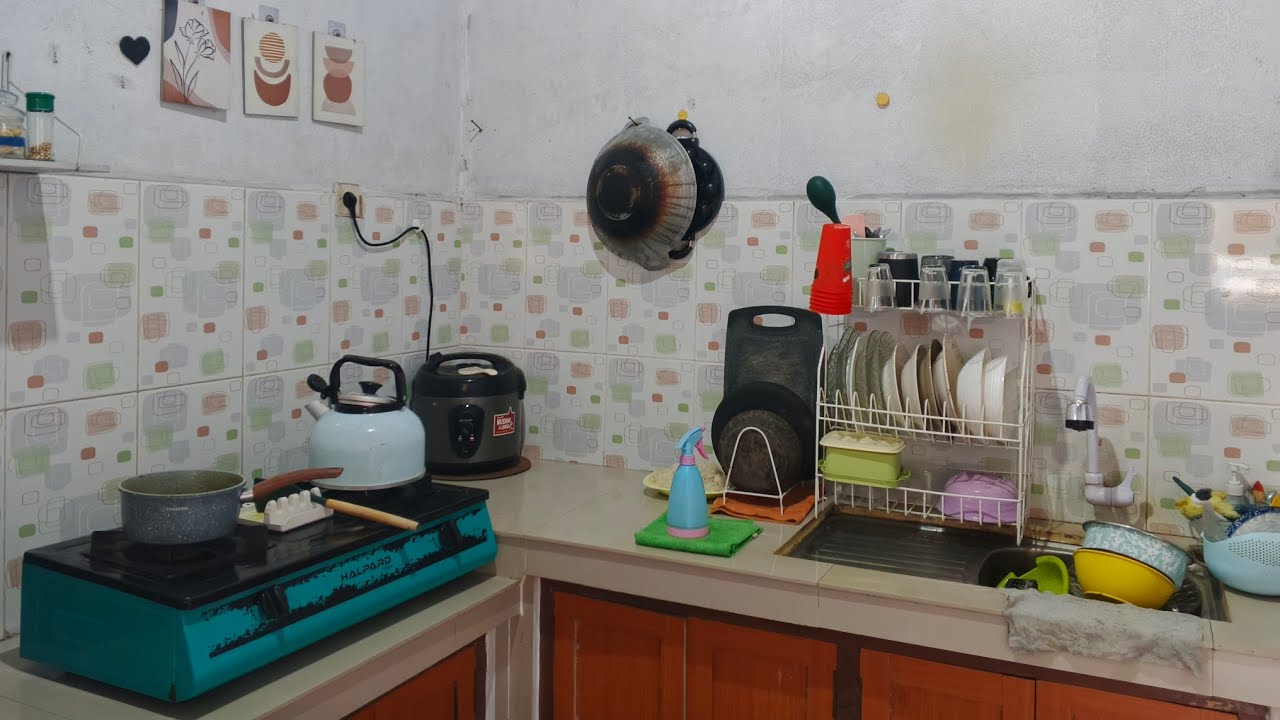 Beberes dapur minimalis di hari weekend 