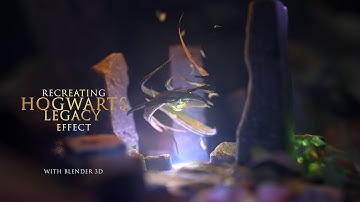 How to recreate Hogwarts Legacy effect in Blender 3D (Tutorial)