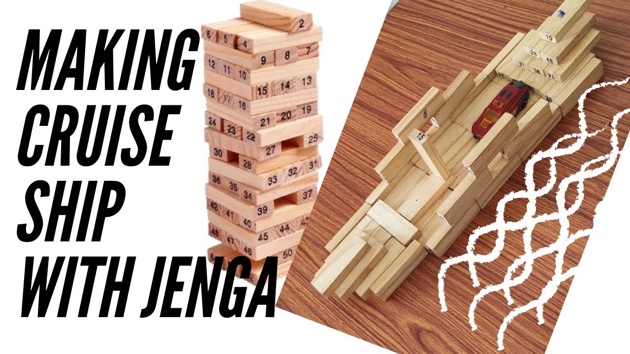 Build Gaint Cruise Ship with Jenga Blocks | Step by Step