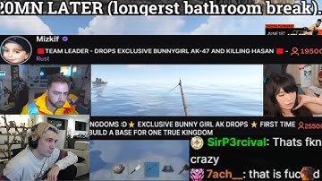 xQc Reacts to Video Evidence of Mizkif Raging on Stream Seeing Emiru