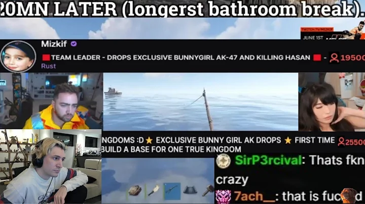 xQc Reacts to Video Evidence of Mizkif Raging on Stream Seeing Emiru's View Count Higher than Him