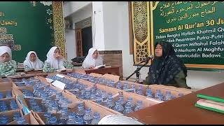 Simaan Al-Quran 30 Juz Santriwati Pondok Pesantren Miftahul Falah Kaliwungu Kendal