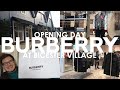 BURBERRY OPENING DAY AT BICESTER VILLAGE AND HAUL
