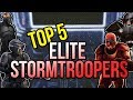 5 Most Elite Storm Trooper Units EVER | Star Wars Legends Top 5