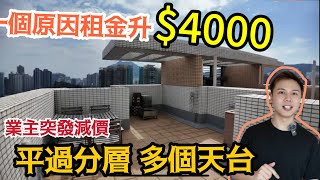 睇睇下樓突發減價連天台但係平過分層一個原因租貴$4000仲可以一次過收14個月 阿Jack睇樓團 屯門