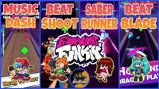 MusicDash/FinalEscape VS BeatShoot/NightmareRun VS SaberRunner/Monody VS BeatBlade/BloomingPhantoms!