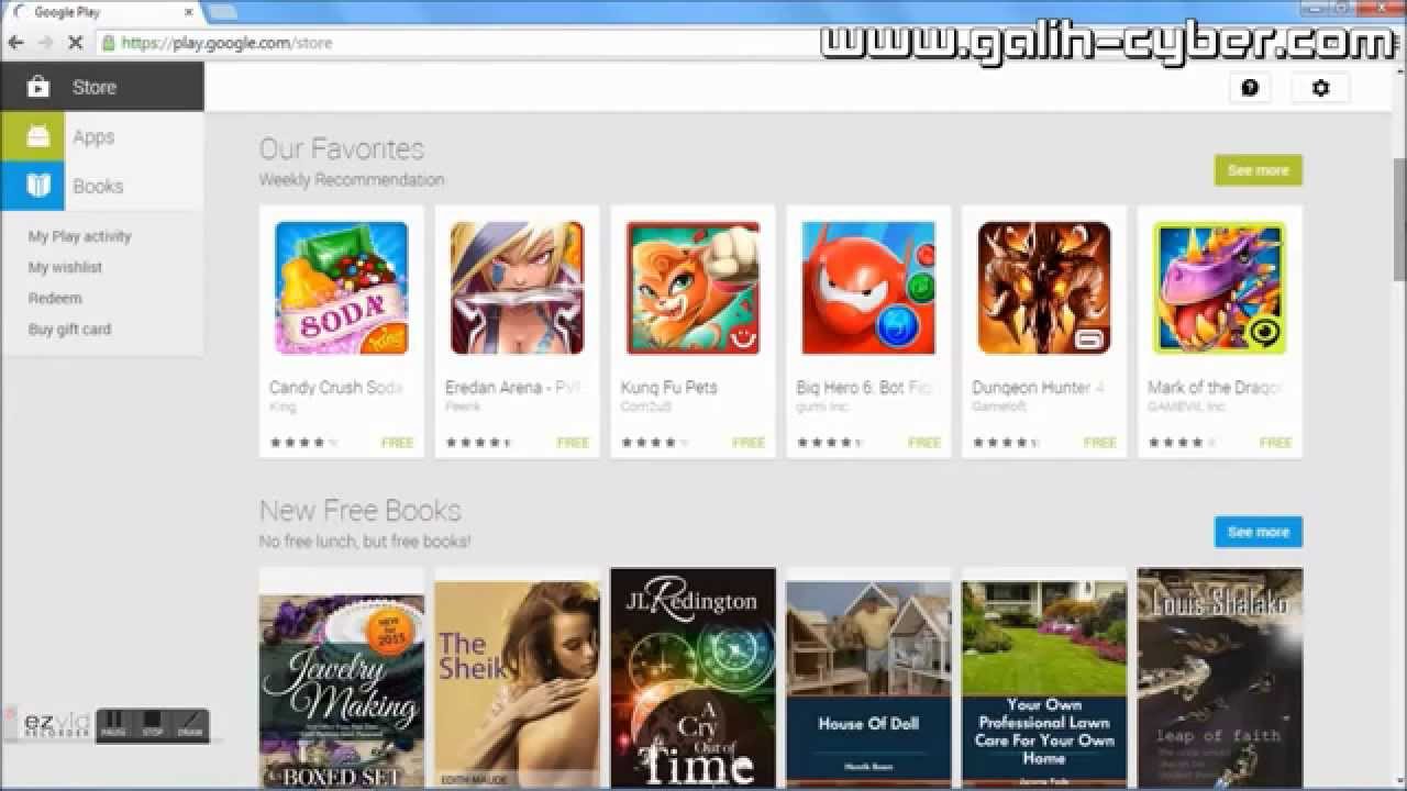 Cara Download Aplikasi  dan Game Android  Google Play di  PC 