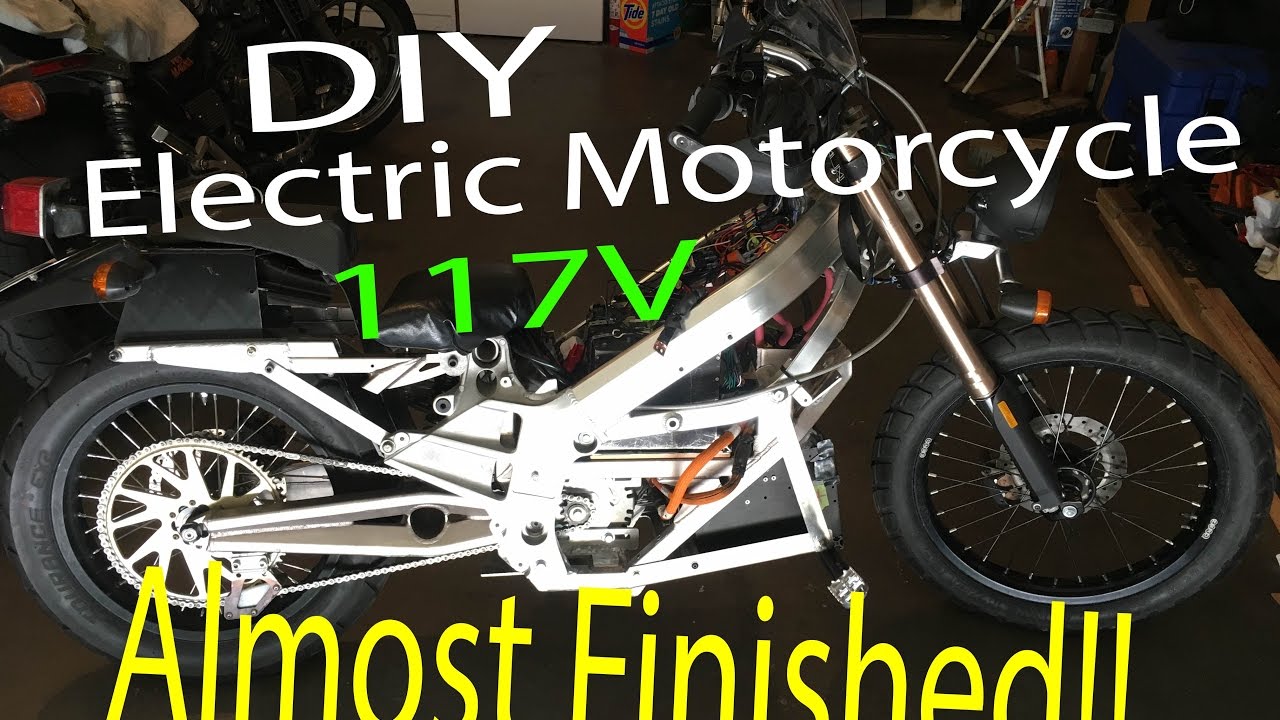 DIY Electric Motorcycle with 117V - ALMOST DONE!! - YouTube