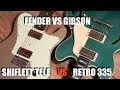 Gibson Big Block Retro 335 vs Fender Chris Shiflett Tele