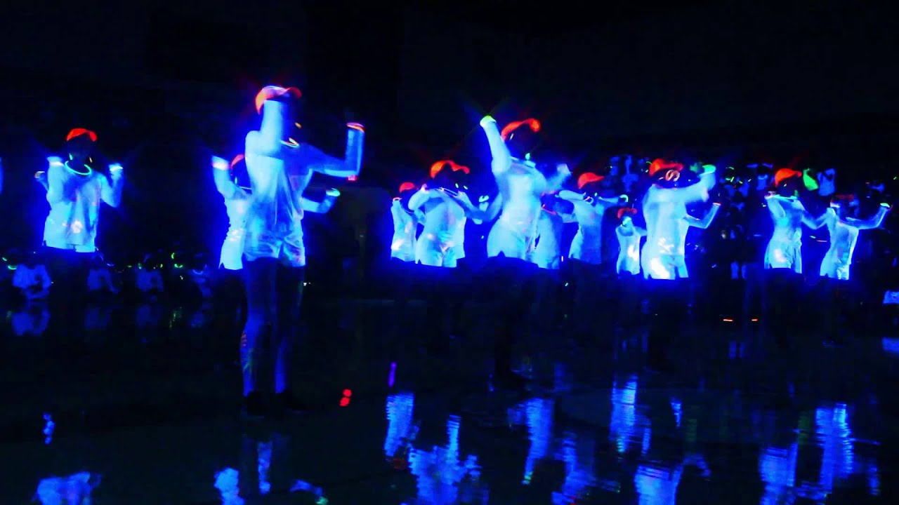 GRHS Glow in the Dark Pep Rally 2015 - YouTube