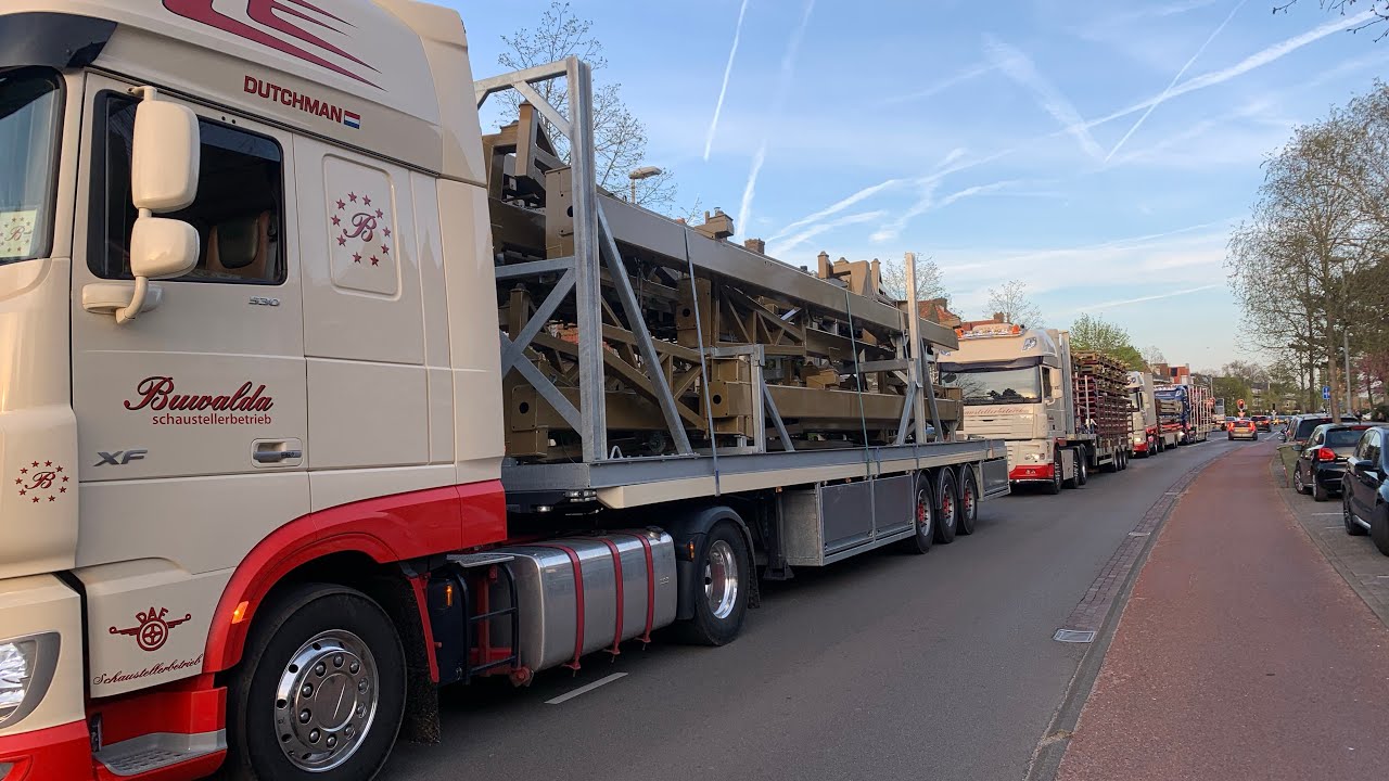 Kermis Haarlem 2022 Transport en opbouw Zaanenlaan Deel 5