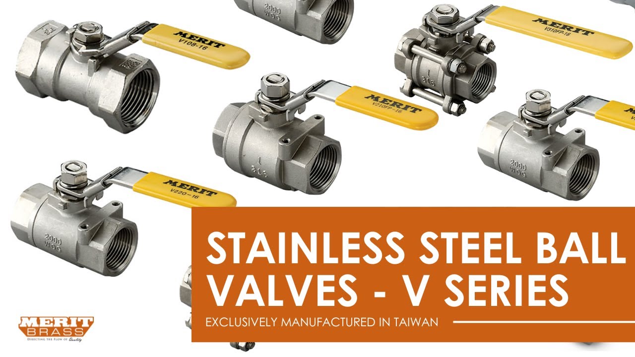 Taiwanese Stainless Steel Ball Valves: Lineup & Specs from Merit Brass