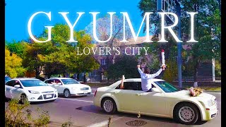 GYUMRI, Lover's City, Armenia, Walking Tour Part 02, October 25, 2023, 4K 60fps
