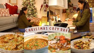 Cozy Christmas Day I Cooking for Friends / Meal prep for Party I Ending year with Hope and Peace