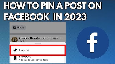 How to Pin a Post on Facebook (2023)