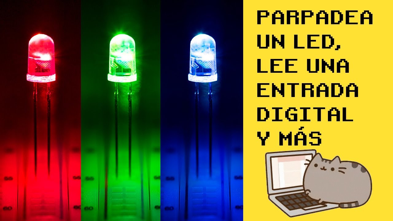 ENTRADAS Y SALIDAS DIGITALES 🔥SIN ARDUINO🔥 - PARPADEAR UN LED Y MÁS - ATMEGA328P - GPIO