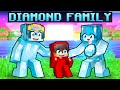 ADOPTED by a DIAMOND FAMILY in Minecraft!