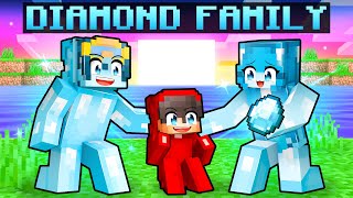 ADOPTED by a DIAMOND FAMILY in Minecraft!