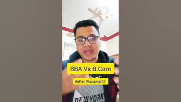BBA Placement Vs Bcom Placement | Career Option After 12th | Sunil Adhikari | #shorts #ytshorts